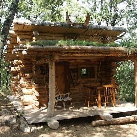 Chez Buddy - Cabane De Trappeur Peaugres Exterior foto